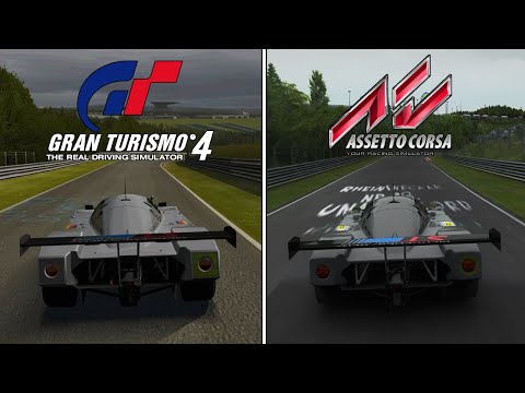 Gran Turismo 4 vs Assetto Corsa | Nurburgring Nordschleife | Side by Side Comparison