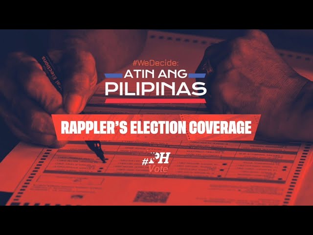 [LIVESTREAM] #WeDecide: Rappler’s marathon coverage of the 2022 elections