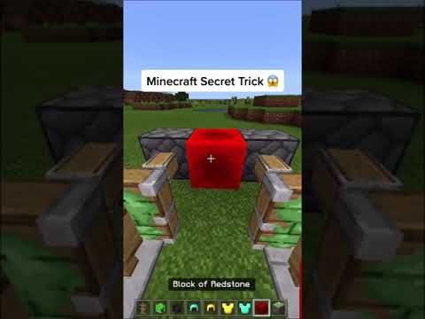 secret trick in Minecraft ★