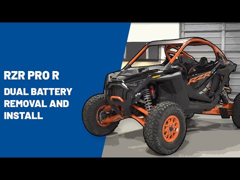 2022+ RZR Pro R | Dual Battery Removal and Installation | Polaris RZR®