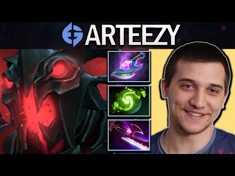 Shadow Fiend Dota 2 Gameplay EG.Arteezy with Arcane Blink and Refresher