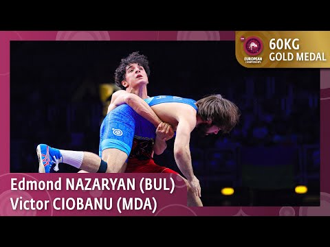 Gold Medal • GR 60Kg • Edmond Armen NAZARYAN (BUL) vs. Victor CIOBANU (MDA)