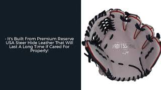 Video thumbnail: Review: Easton Professional Collection Haylie McCleney 12.75" Fastpitch Softball Glove (HM8136)