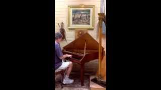 Video thumbnail for "Gigue in D Major" - William de Blaise Harpsichord by anirishman77