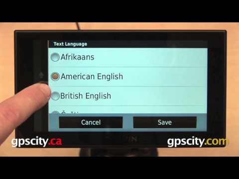 Language & Keyboard Settings: Garmin nuvi 2689/2789LMT & 2014 Advanced