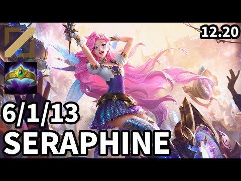 Seraphine Mid vs Talon - Ranked Master - Patch KR 12.20