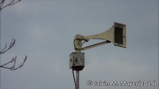 preview picture of video 'Jonesville, MI Thunderbolt 1003 Siren Test 4-6-15'