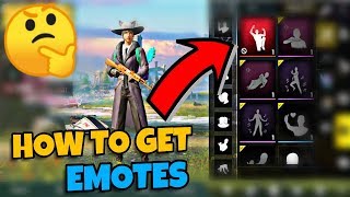 PUBG MOBILE - HOW TO UNLOCK EMOTES ?? 2019 SECRET TRICK ! YOU MISS IT ?