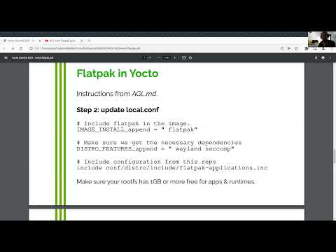 “meta-flatpak: Flatpak in Yocto, Yocto in Flatpak” by Sam Thursfield