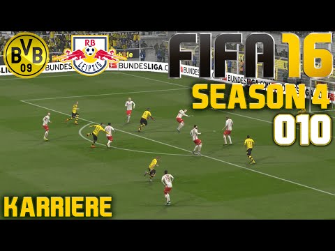 Borussia Dortmund vs. RB Leipzig | FIFA 16 KARRIERE (SEASON 4) #010 | Let's Play