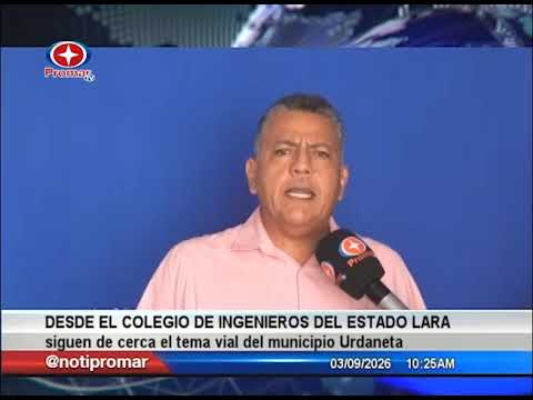 Desde el Colegio de Ingenieros del estado Lara siguen de cerca el tema vial del municipio Urdaneta