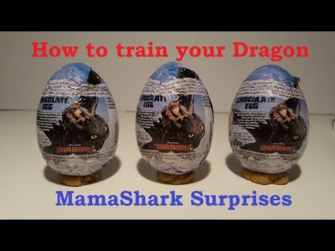 How to Train Your Dragon Chocolate Surprise Eggs