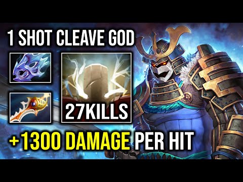 +1300 DAMAGE PER HIT Brutal Cleave 1K GPM Hard Carry Sven Delete Anyone Like Creeps Dota 2