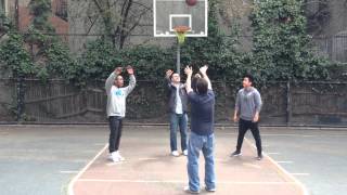 Babchik shoots free throws