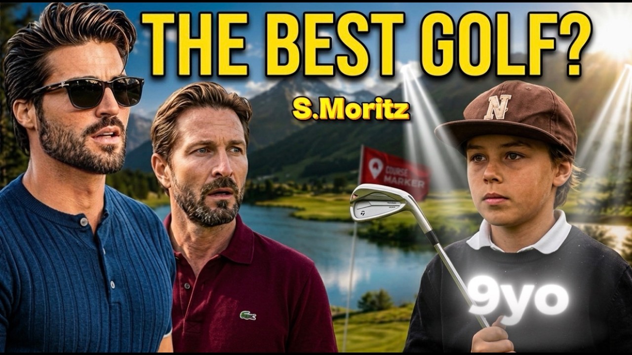 Can a Junior Golfer beat me Mariano Di Vaio and a 15 hcp golfer in S. Moritz ?