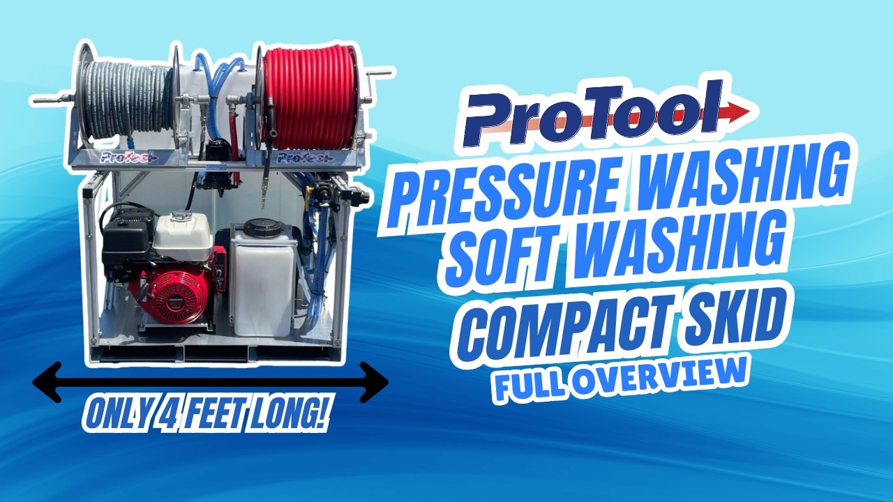 ProTool Pressure Washing and Soft Washing Compact Skid Overview