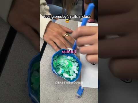 Turned School Into A Nail Salon  😂