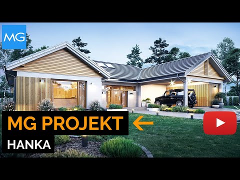 Projekt domu Hanka MG Projekt - 175,67 m2 - koszt budowy 300 tys. zł