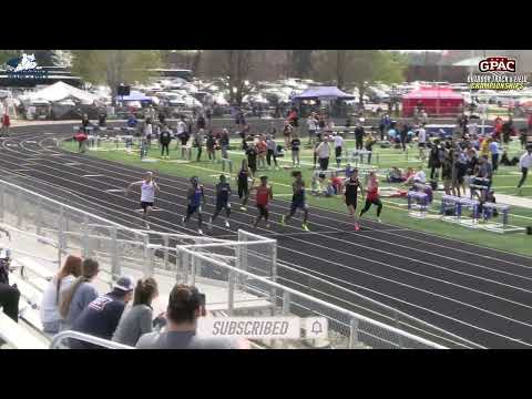 2023 GPAC Outdoor - Men's 100m Dash Finals