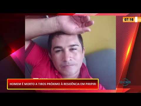 Homem é morto a tiros em Piripiri 13 11 2020