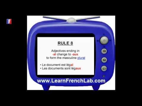 French Adjectives | Learn French Lab