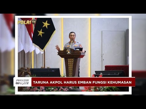 PRESISI UPDATE : KADIV HUMAS MEMBERIKAN PEMBEKALAN TARUNA AKPOL 06/01/2025 21.30