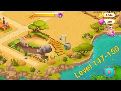 Gameplay Wildscapes Level 147-150