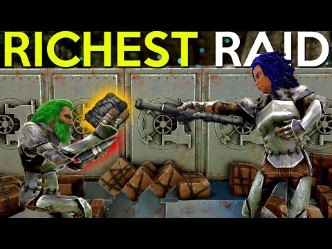 DUO Raids RICH BASE To Become The NEW ALPHA TRIBE - ARK