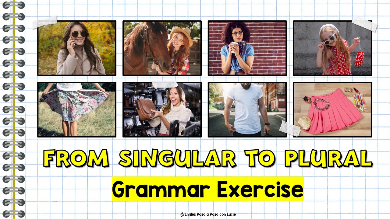 This y That vs These y Those: Práctica de Singular y Plural en Inglés