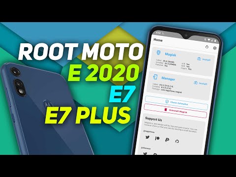 How to Root the Moto E 2020, E7 and E7 Plus using Magisk (Android 10)