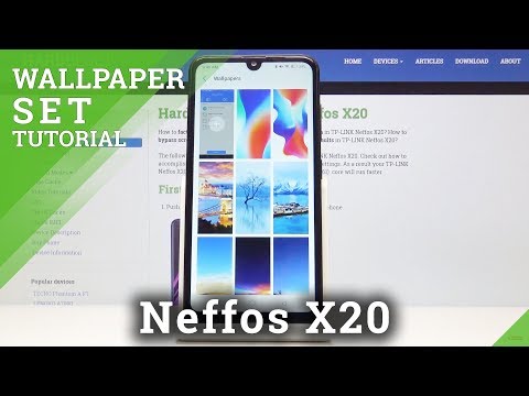 How to Change Wallpaper in TP-LINK Neffos X20 - Desktop Update
