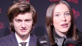 Stranger Things Cast Plays Would You Rather? At Season 2 Premiere Carpet
