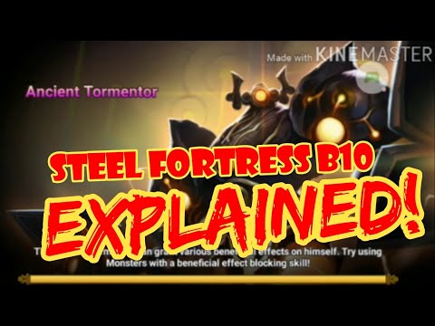 SummonersWar: Steel Fortress B10 strategy explained | speed team | farmable team | no super runes