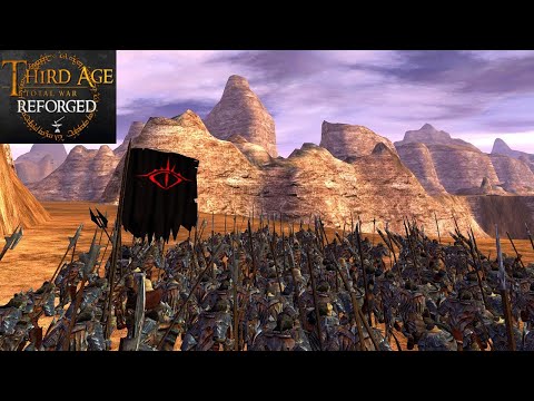 MORDOR DEFEND THE ASH MOUNTAINS (Siege Battle) - Third Age: Total War (Reforged)