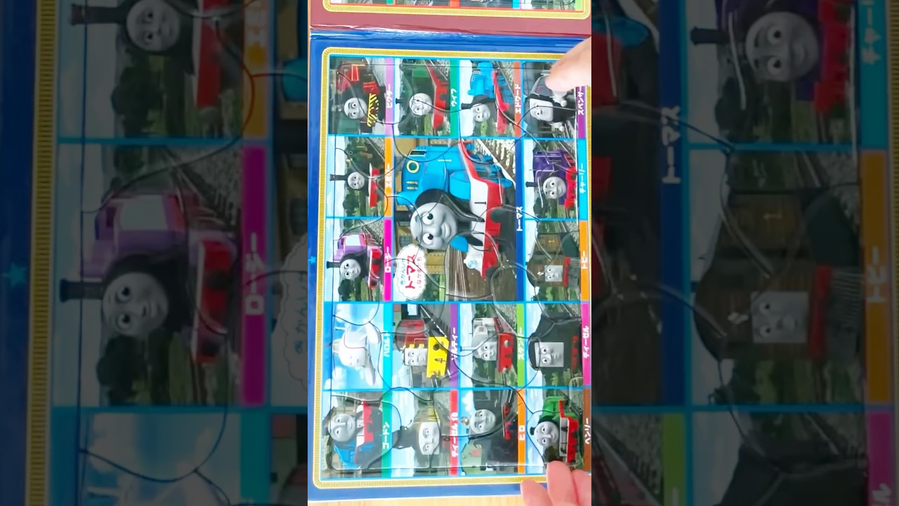 トーマス アニメキャラクター おもちゃ 知育パズル お名前わかるかな？①キャラクター紹介 きかんしゃトーマスとなかまたち ハロルド ゴードン ヒロ エドワード ヘンリー#shorts