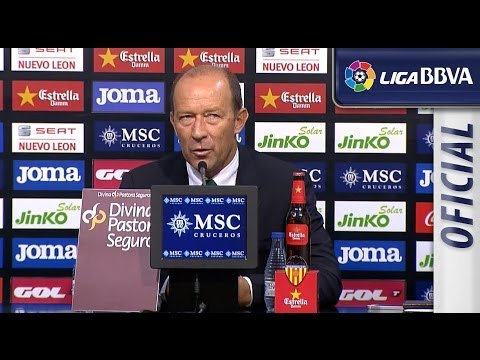 Rueda de Prensa de Calderón tras el Valencia CF (5-0) Real Betis - HD