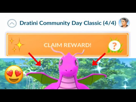 Speedrunning “Dratini Community Day Classic” Special Research in Pokemon go.