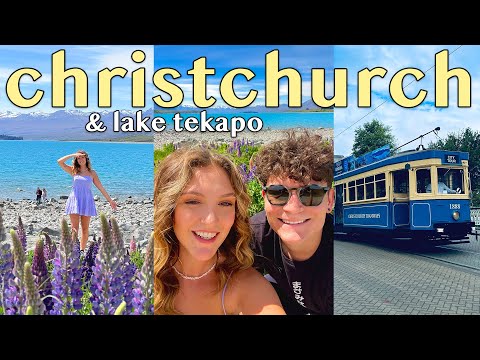 A ÚLTIMA PARADA DA NOSSA VIAGEM NA NZ! Christchurch e Lake Tekapo! 🇳🇿
