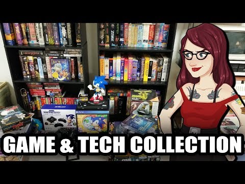 Retro Game & Tech Tour - Lots of Big Box PC Games! - PushingUpRoses