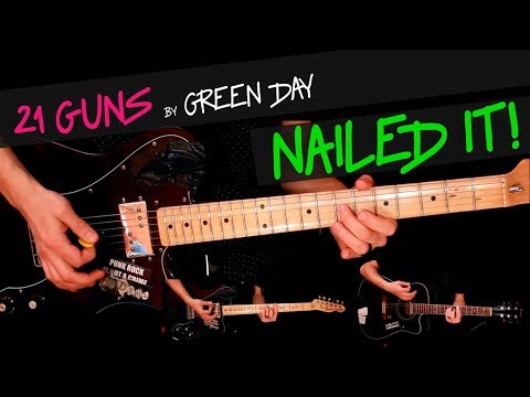21 Guns - Green Day guitar cover by GV + chords