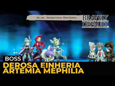 Bravely Default HD Remaster: Derosa Mephilia Einheria Artemia (Boss | Hard | Lv 1)
