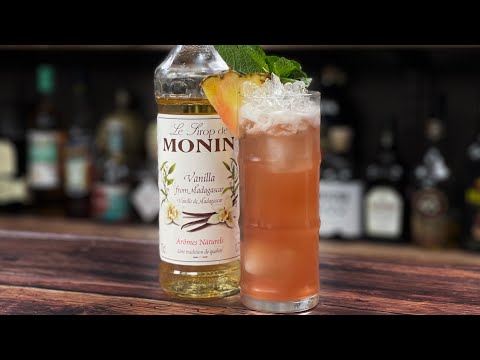 Cocktails with Vanilla Syrup - Long Almond & Raspberry *BAKEWELL RIFF*