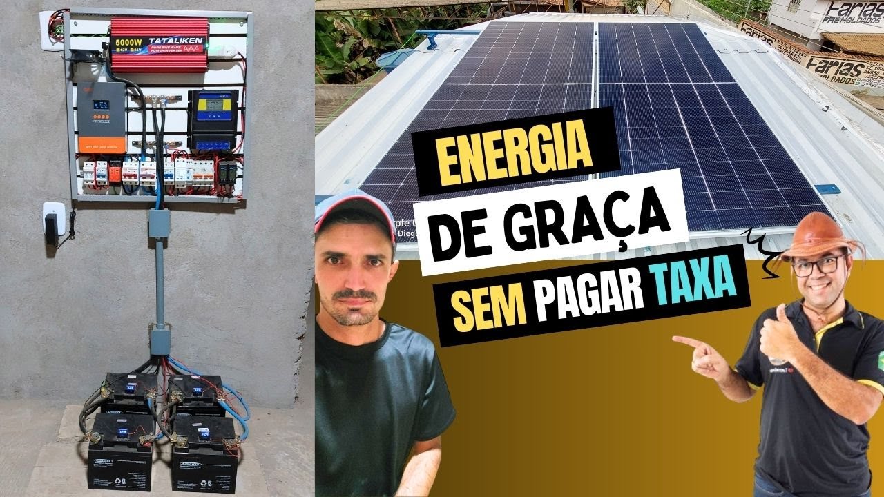 Esse Sistema de ☀️Energia Solar OFF GRID🔋Só dá Alegria, ou não?