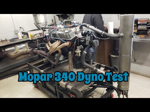 Mopar 340 on the Dyno