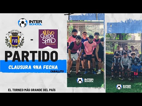#interschool CABALLITO/ SAN JOSE VS GUIDO SPANO /FECHA 9 CLAUSURA SUB 18 PARTIDO COMPLETO