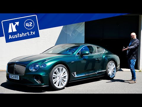 2022 Bentley Continental GT Speed - Kaufberatung, Test deutsch, Review, Fahrbericht Ausfahrt.tv
