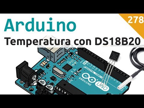 DS18B20 Temperature Sensor with Arduino - Video 278