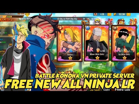 Battle Konoha VN P-Server Update!! Free New 3 Ninja LR & all Codes