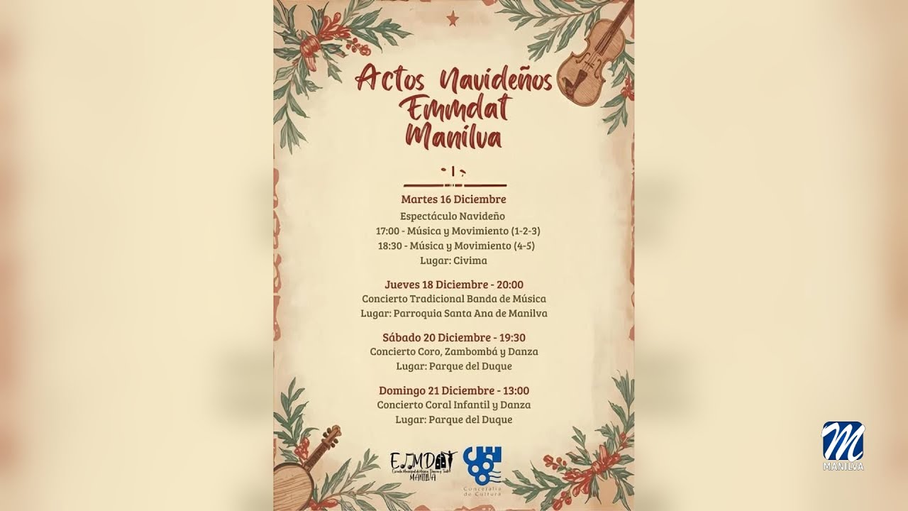 Actos navideños de la EMMDAT