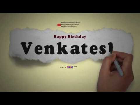 Happy Birthday Venkatesh | Whatsapp Status Venkatesh